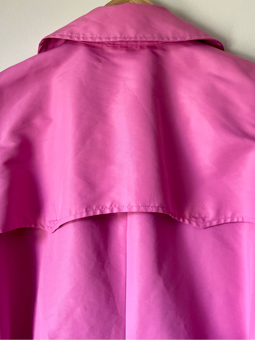 Lauren Ralph Lauren Button Belted Trench Jacket Raincoat Garden Pink Size M - Picture 6 of 11